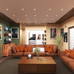 Mancave living room interior design