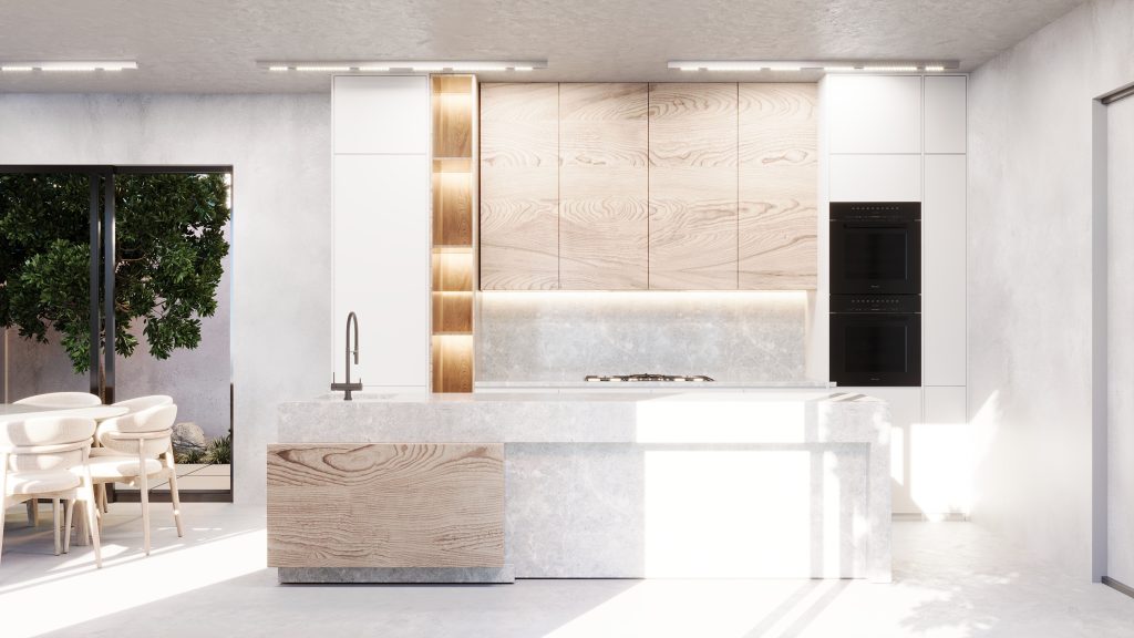 Precast concrete kitchen design