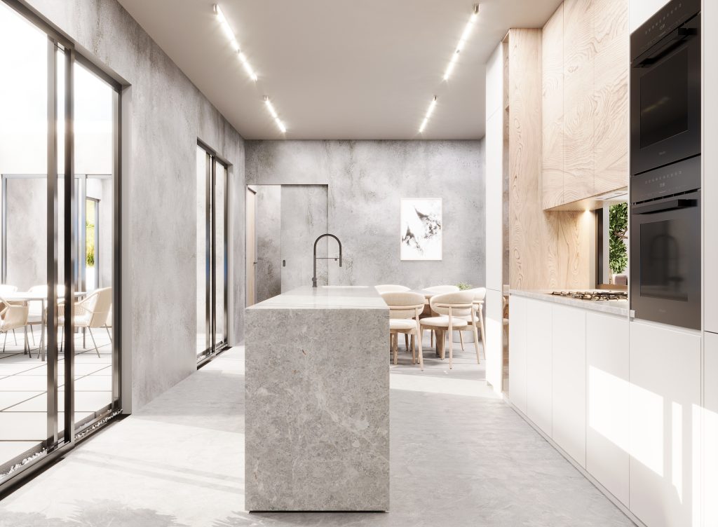 Precast concrete kitchen design